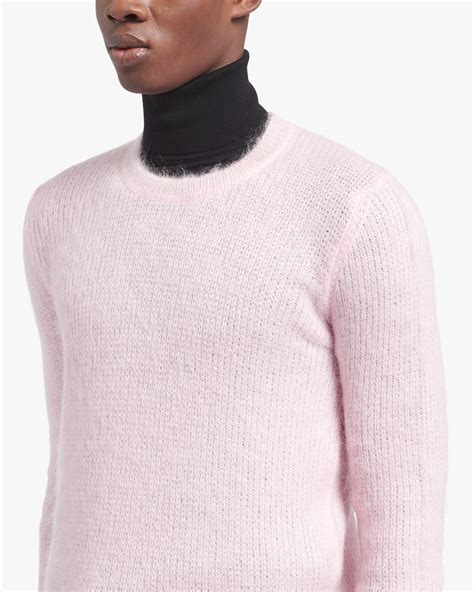 prada pink mohair|Petal Pink Mohair crew.